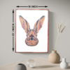 Wooden Rabbit Wall Hanging Panel for Wall Décor | Premium Decorative Wood Panel – Zrosy