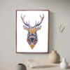 Deer Wooden Wall Panel for Wall Décor | Premium Decorative Wood Panel – Zrosy