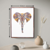Wooden Elephant Wall Hanging Panel for Wall Décor | Premium Decorative Wood Panel – Zrosy