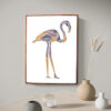 Wooden Flamingo Wall Hanging Panel for Wall Décor | Premium Decorative Wood Panel – Zrosy