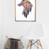 Wooden Wolf Wall Hanging Panel for Wall Décor | Premium Decorative Wood Panel – Zrosy