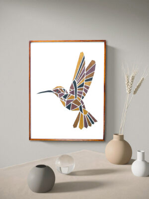 Wooden Sapprow Wall Hanging Panel for Wall Décor | Premium Decorative Wood Panel – Zrosy