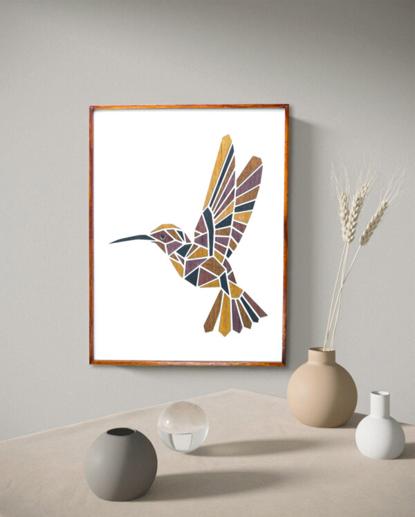 Wooden Sapprow Wall Hanging Panel for Wall Décor | Premium Decorative Wood Panel – Zrosy