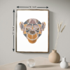 Wooden Monkey Wall Hanging Panel for Wall Décor | Premium Decorative Wood Panel – Zrosy
