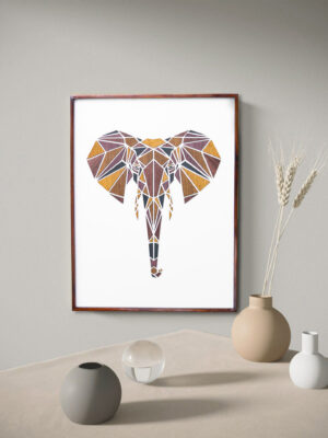 Wooden Elephant Wall Hanging Panel for Wall Décor | Premium Decorative Wood Panel – Zrosy