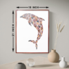 Wooden Dolphin Wall Hanging Panel for Wall Décor | Premium Decorative Wood Panel – Zrosy