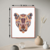 Wooden Puma Wall Hanging Panel for Wall Décor | Premium Decorative Wood Panel – Zrosy