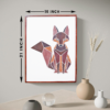 Wooden Fox Wall Hanging Panel for Wall Décor | Premium Decorative Wood Panel – Zrosy