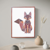 Wooden Fox Wall Hanging Panel for Wall Décor | Premium Decorative Wood Panel – Zrosy