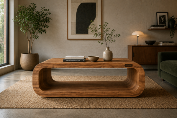 HLIZ7289 Premium Solid Wood Coffee Table for Living Room | Modern Wooden Coffee Table – Zrosy